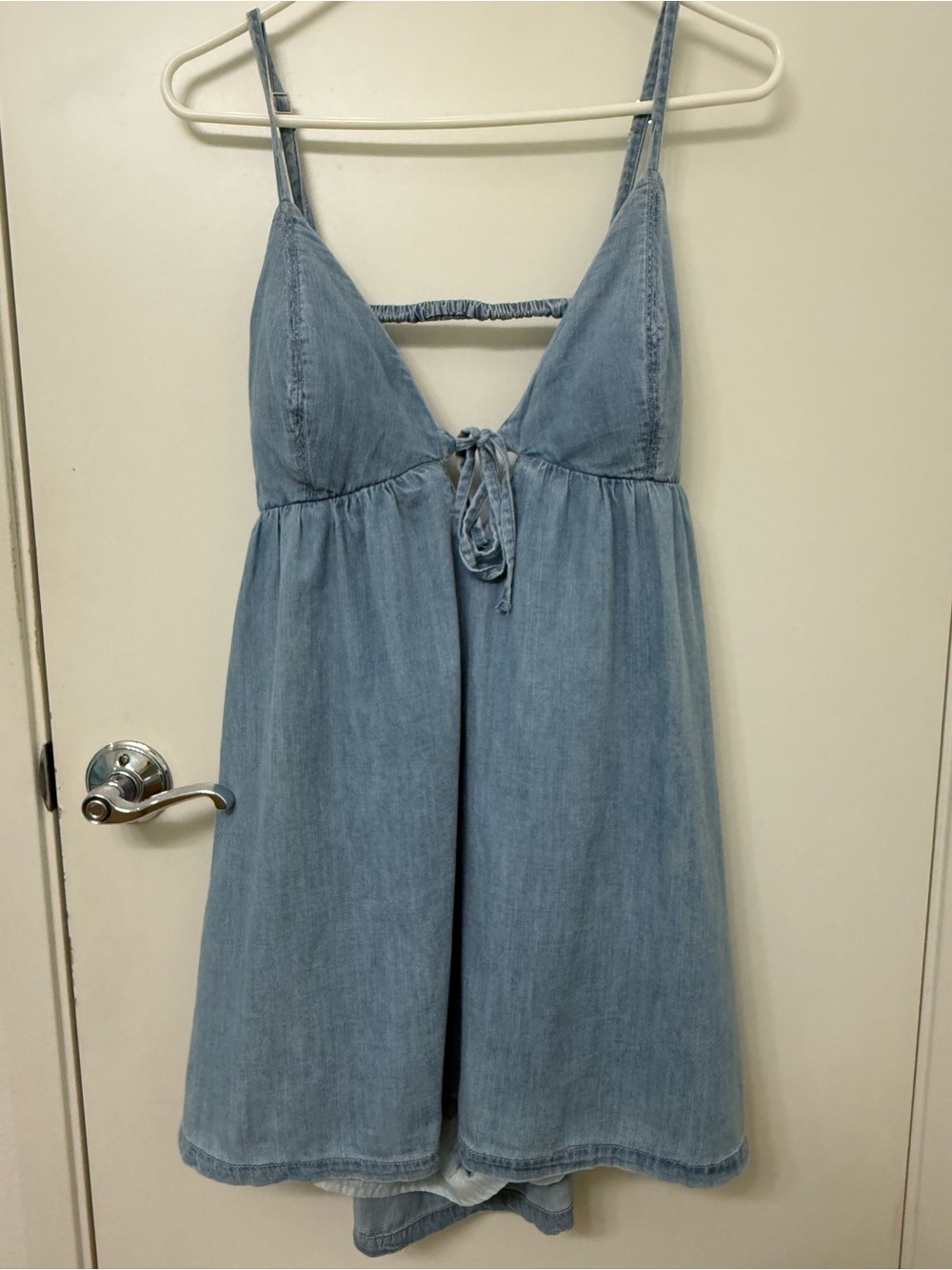 Abercrombie & Fitch Light Blue Denim Mini Dress